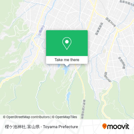 櫻ケ池神社 map