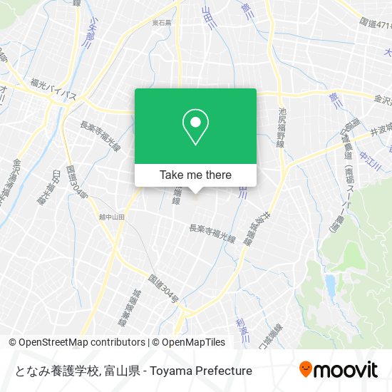 となみ養護学校 map