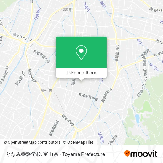 となみ養護学校 map