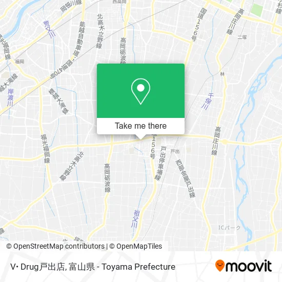 V･Drug戸出店 map