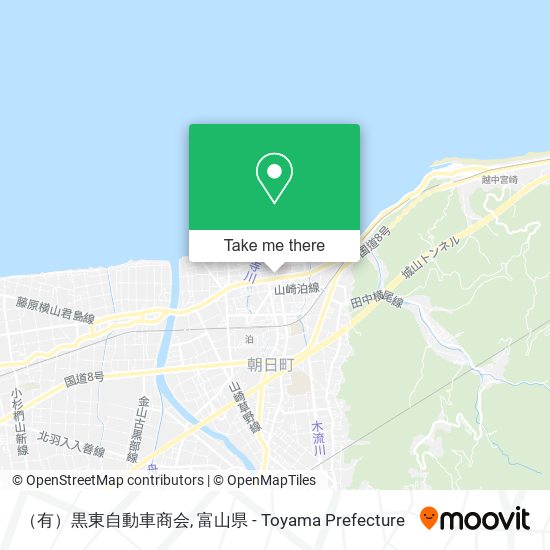 （有）黒東自動車商会 map