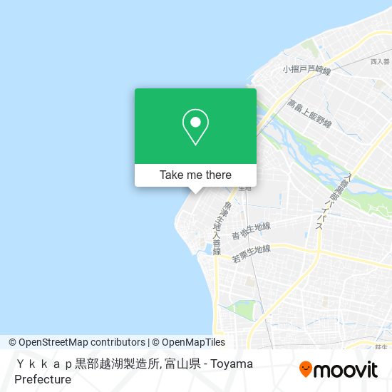 Ｙｋｋａｐ黒部越湖製造所 map