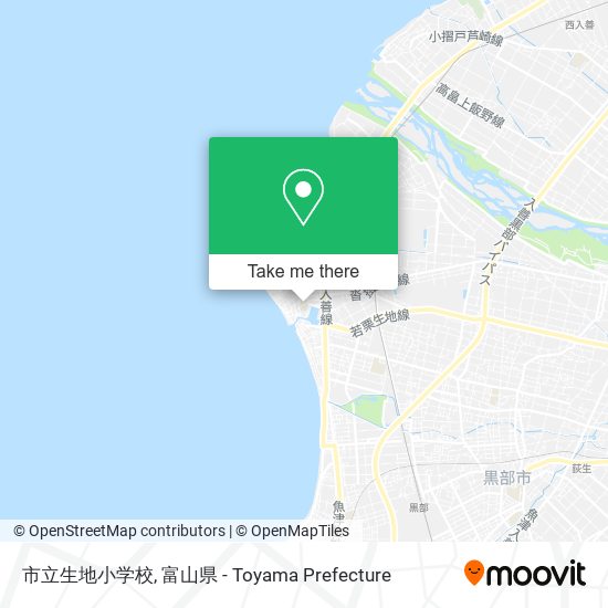 市立生地小学校 map
