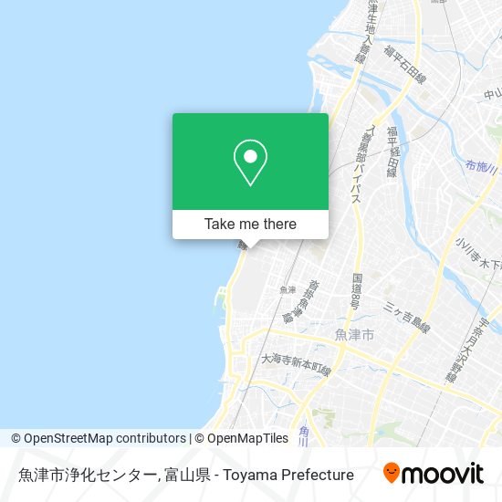 魚津市浄化センター map