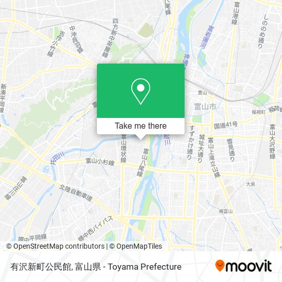 有沢新町公民館 map
