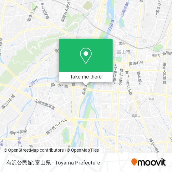 有沢公民館 map