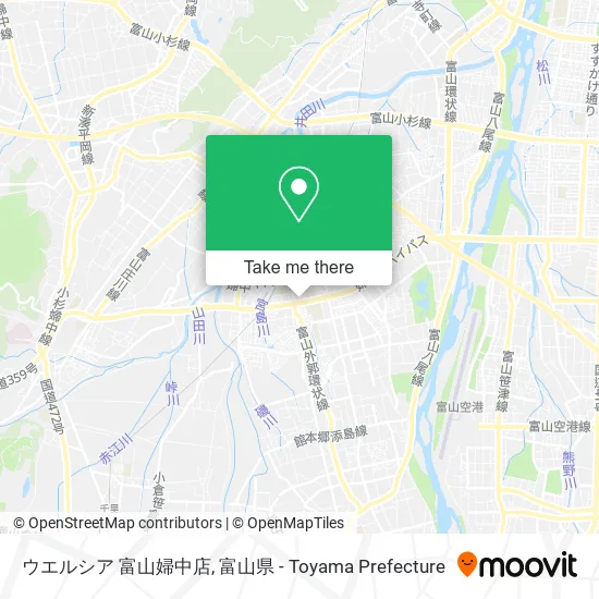 ウエルシア 富山婦中店 map