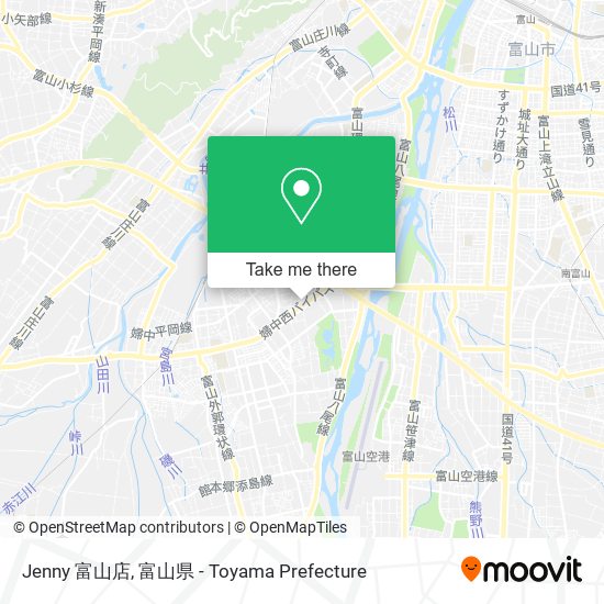 Jenny 富山店 map