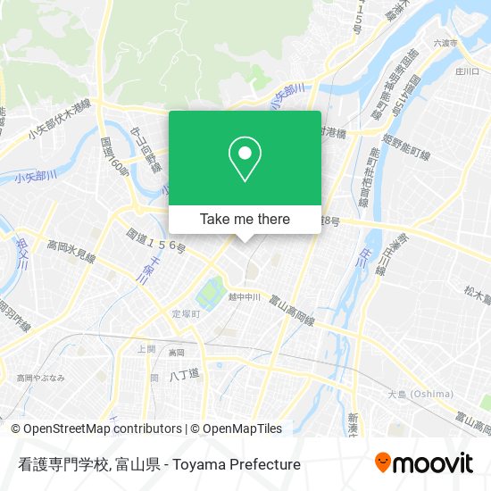 看護専門学校 map