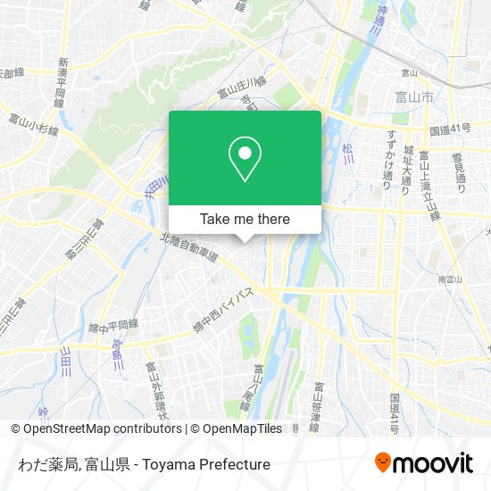わだ薬局 map