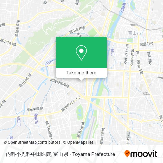 内科小児科中田医院 map