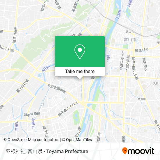 羽根神社 map