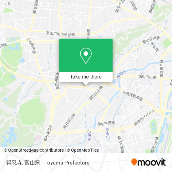 得忍寺 map