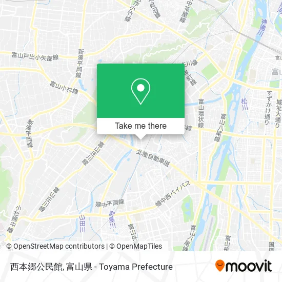 西本郷公民館 map