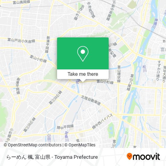 らーめん 楓 map