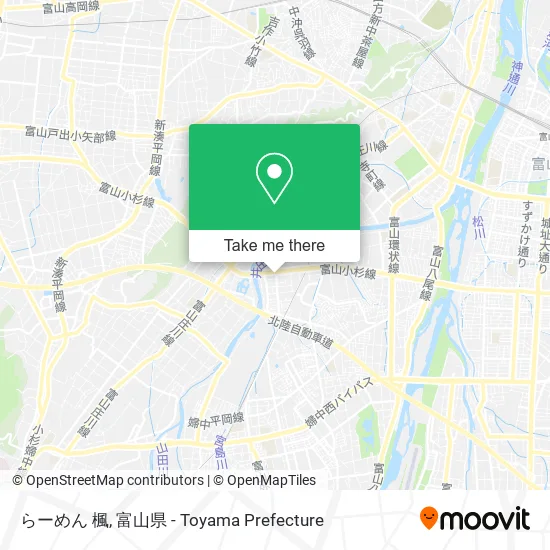 らーめん 楓 map