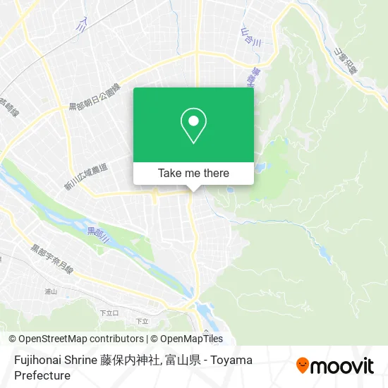 Fujihonai Shrine 藤保内神社 map