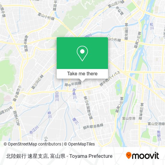 北陸銀行 速星支店 map
