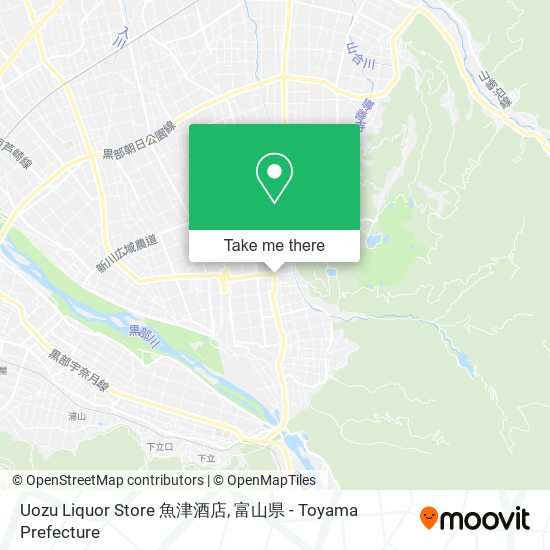 Uozu Liquor Store 魚津酒店 map