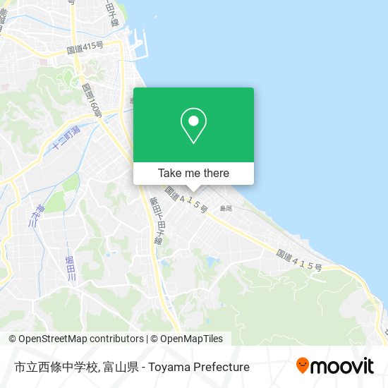 市立西條中学校 map