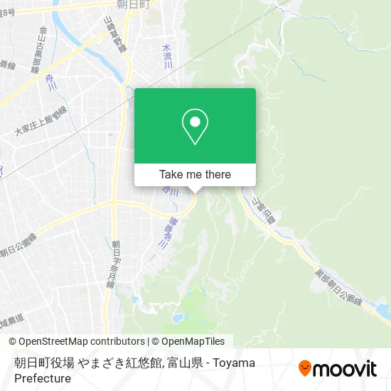 朝日町役場 やまざき紅悠館 map