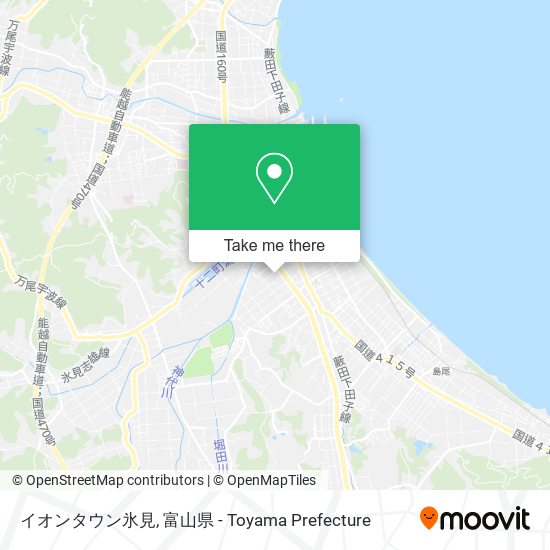 イオンタウン氷見 map