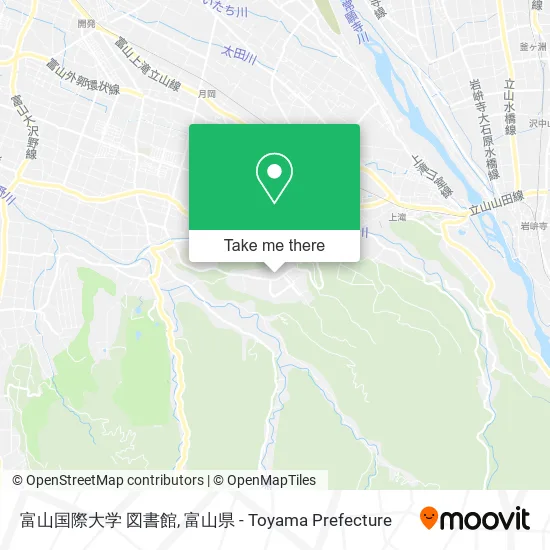 富山国際大学 図書館 map