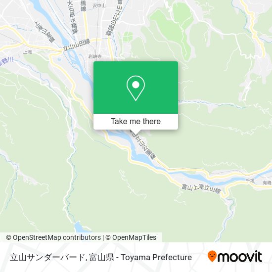 立山サンダーバード map