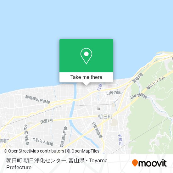 朝日町 朝日浄化センター map