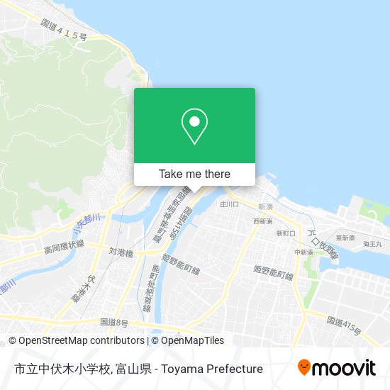 市立中伏木小学校 map
