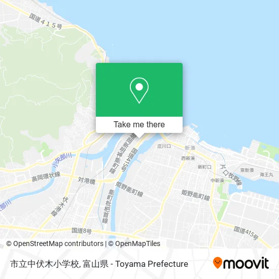 市立中伏木小学校 map