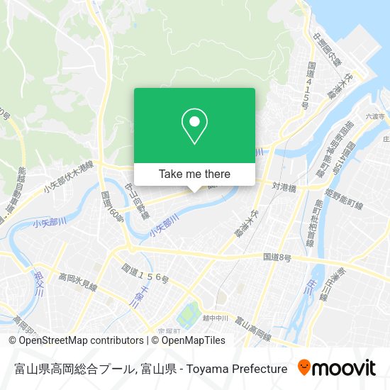 富山県高岡総合プール map
