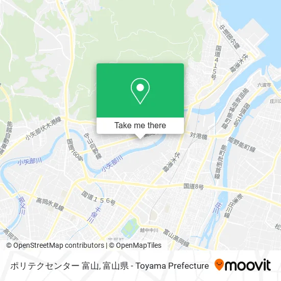 ポリテクセンター 富山 map