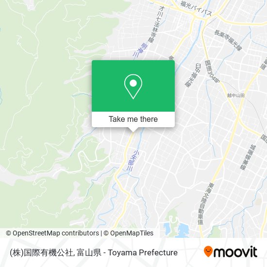 (株)国際有機公社 map