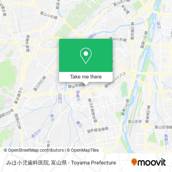 みほ小児歯科医院 map