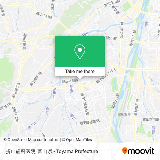 折山歯科医院 map