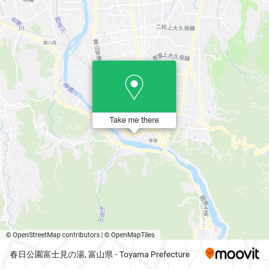 春日公園富士見の湯 map