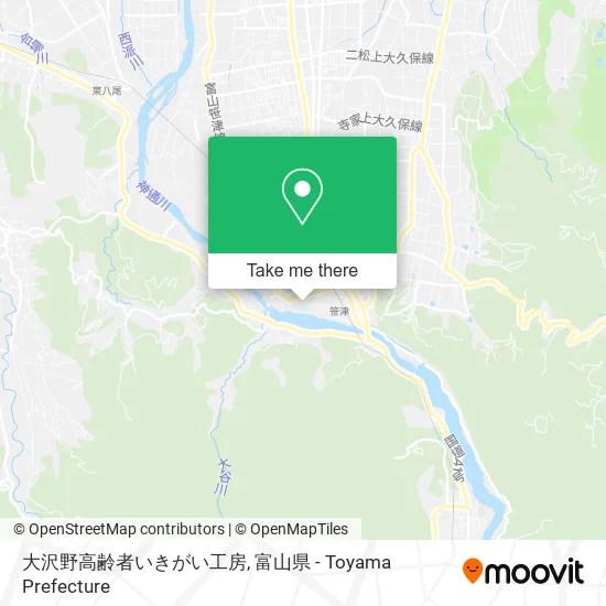 大沢野高齢者いきがい工房 map