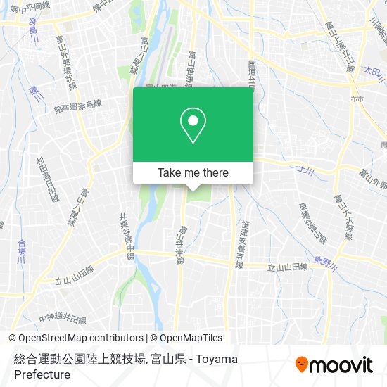 総合運動公園陸上競技場 map