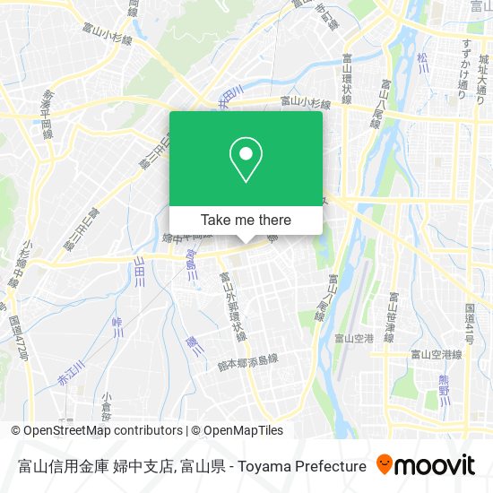 富山信用金庫 婦中支店 map