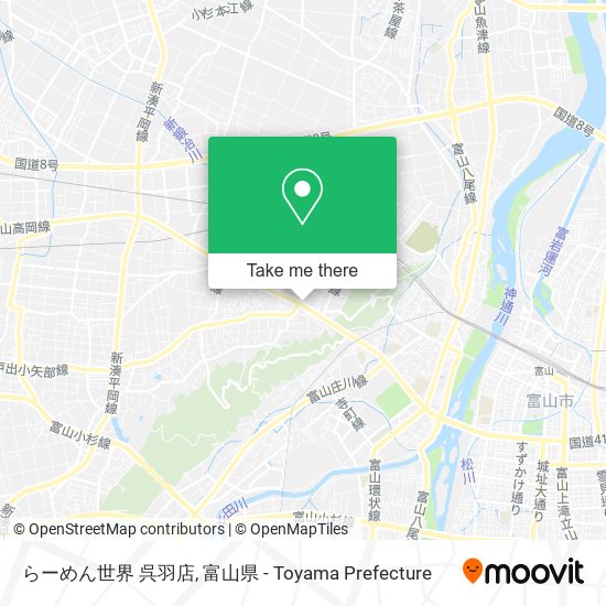 らーめん世界 呉羽店 map
