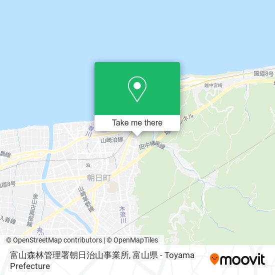 富山森林管理署朝日治山事業所 map