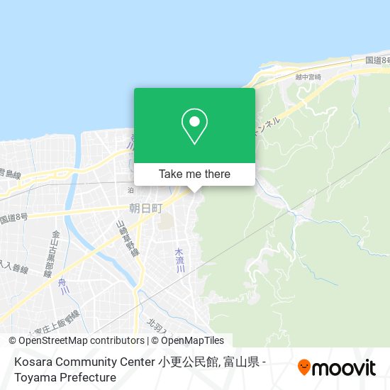 Kosara Community Center 小更公民館 map