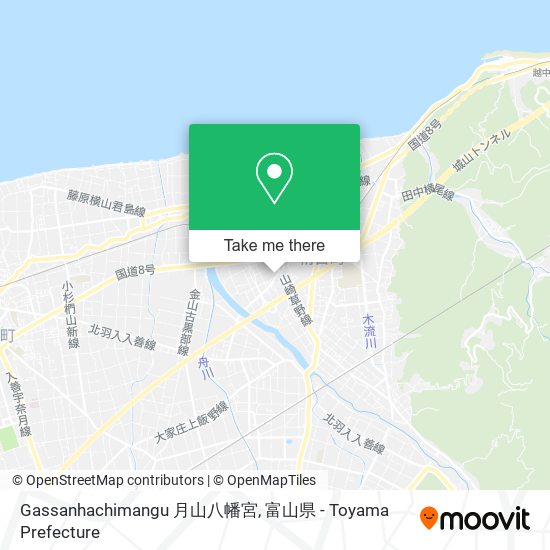 Gassanhachimangu 月山八幡宮 map