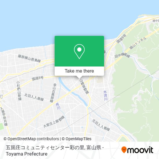 五箇庄コミュニティセンター彩の里 map