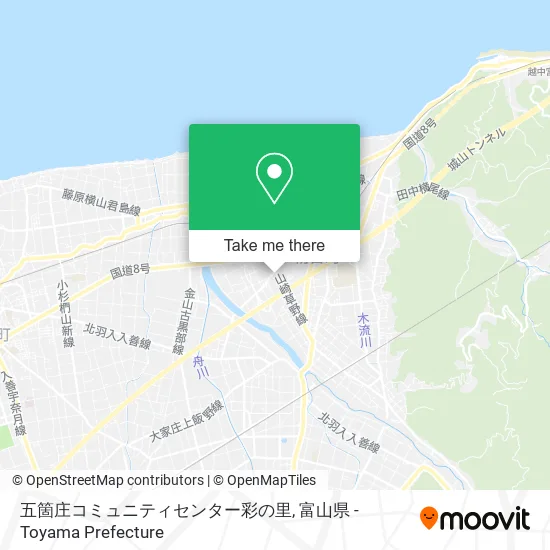 五箇庄コミュニティセンター彩の里 map