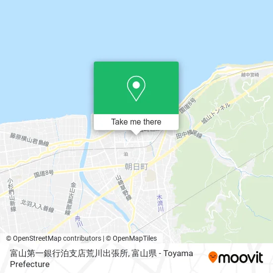 富山第一銀行泊支店荒川出張所 map