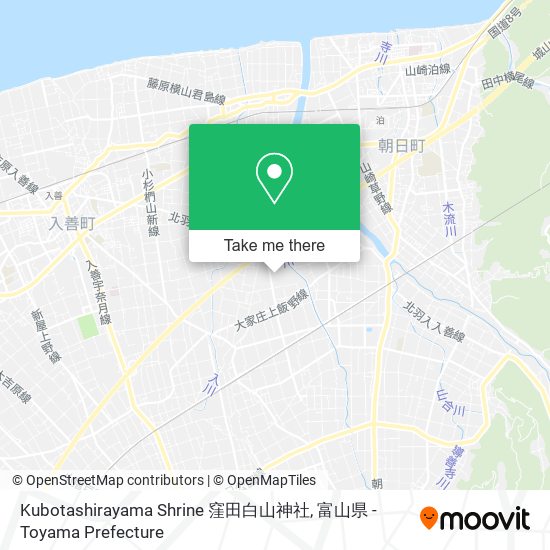 Kubotashirayama Shrine 窪田白山神社 map