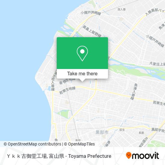 Ｙｋｋ古御堂工場 map