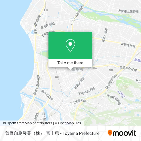 菅野印刷興業（株） map
